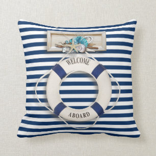 Coussin Nautique - "accueil à bord" de (1)
