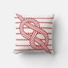 Coussin nautique de la corde rouge