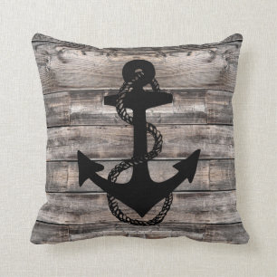 Coussin nautique rustique + ANCRE ROPE  