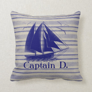 Coussin Naviguez comme un pirate, la pièce du garçon