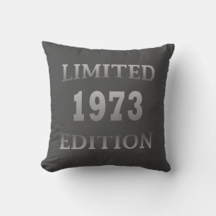 Coussin Né en 1973 cadeau d'anniversaire