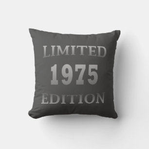 Coussin né en 1975 cadeau d'anniversaire