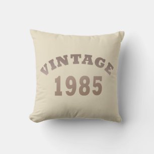 Coussin Né en 1985 élégant cadeau d'anniversaire moderne v