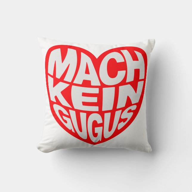 Coussin Ne fais pas de gugus (Recto)
