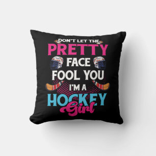 Coussin Ne laissez pas le joli visage vous tromper Je suis