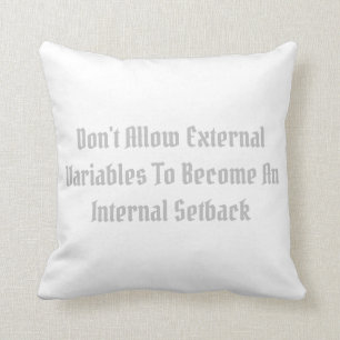 Coussin Ne laissez pas les variables externes devenir…
