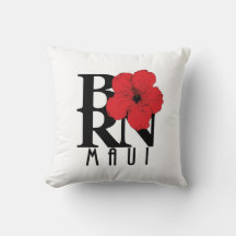 NÉ Maui Hibiscus rouge