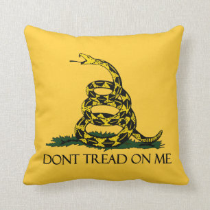 Coussin Ne me trompez pas, Drapeau Gadsden Histoire patrio