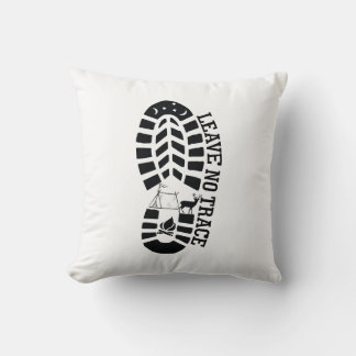 Coussin Ne pas laisser de trace