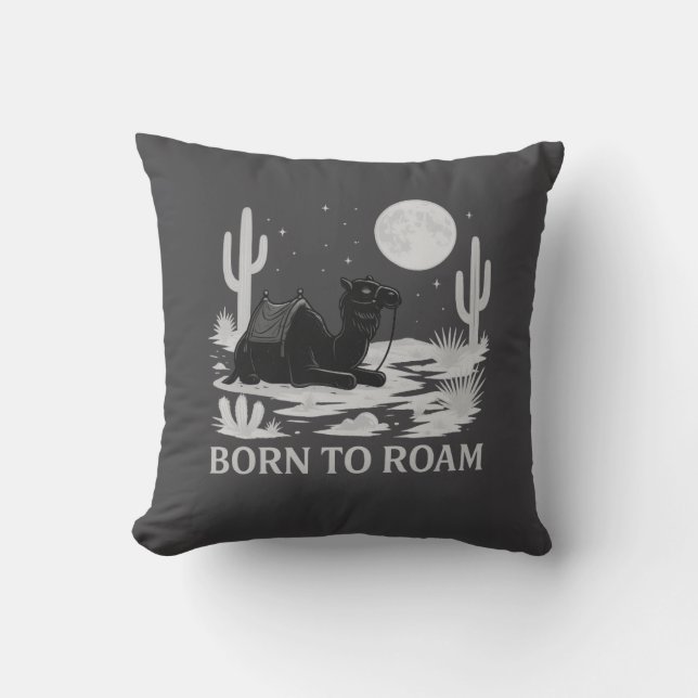 Coussin Né pour errer (Recto)