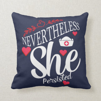 Coussin Néanmoins, Elle A Persisté