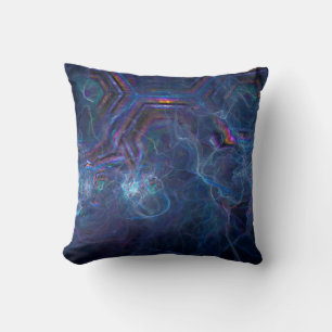 Coussin Nebula fractale Abstraite et morphe géométrique