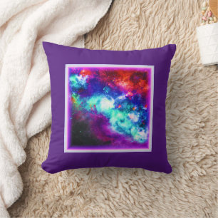 Coussin Nebula Stars Design Art numérique. Commandez dès m