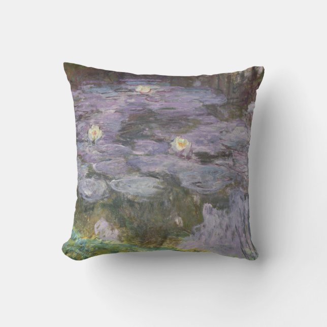 Coussin Nénuphars de Claude Monet | (Recto)