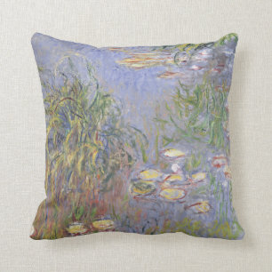 Coussin Nénuphars de Claude Monet  , groupe d'herbe