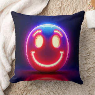 Coussin Neon Smile : Joyeux Feu