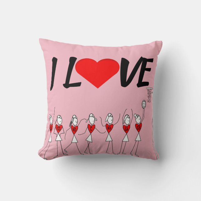 Coussin Net-ball d'amour de la coutume I (Recto)