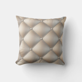 Coussin Neutral 3D Diamond Throw Pillow: AccessorizedPearl