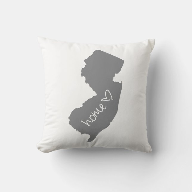 Coussin New Jersey <3 à la maison (Recto)