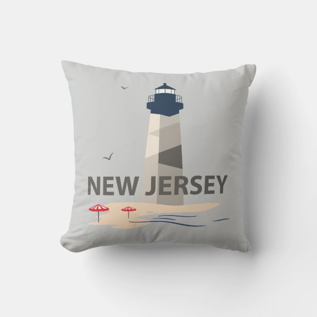 Coussin New Jersey, États-Unis d'Amérique (Recto)
