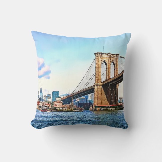 Coussin New York Abutment of Brooklyn Bridge (Recto)