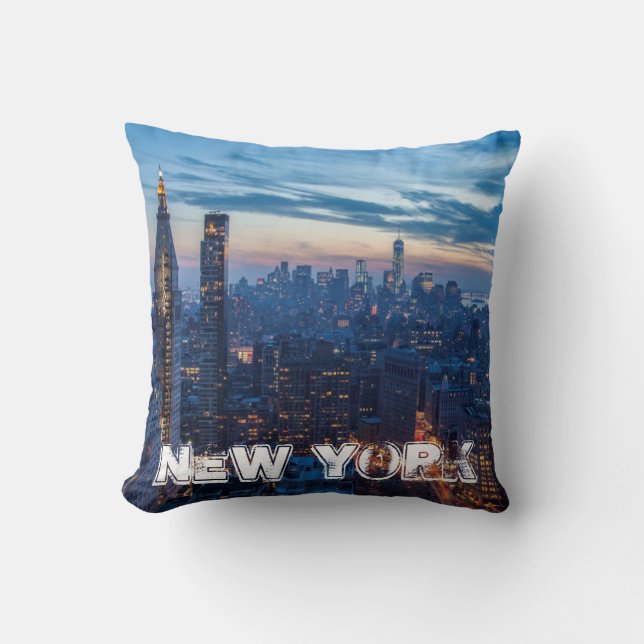 Coussin New York City, New York, États-Unis (Recto)