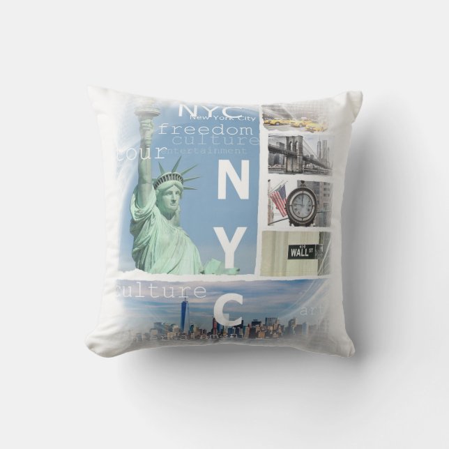 Coussin New York City Nyc (Recto)