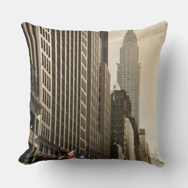 Coussin New York, St d'E 42 et construction de Chrysler (Recto)