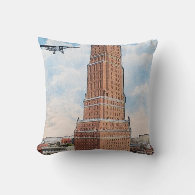 Coussin New York : Tour de Ritz (Recto)