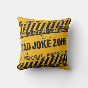 Coussin Nice Texte Design Attention Papa Zone de plaisante