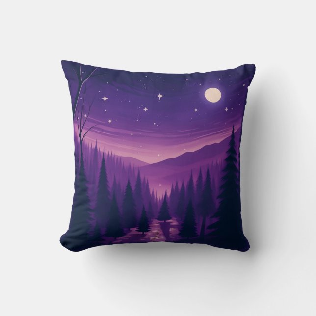 Coussin Night Purple (Recto)