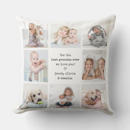 Coussin N'Importe Quel Texte Précédent Photo Collage Moder