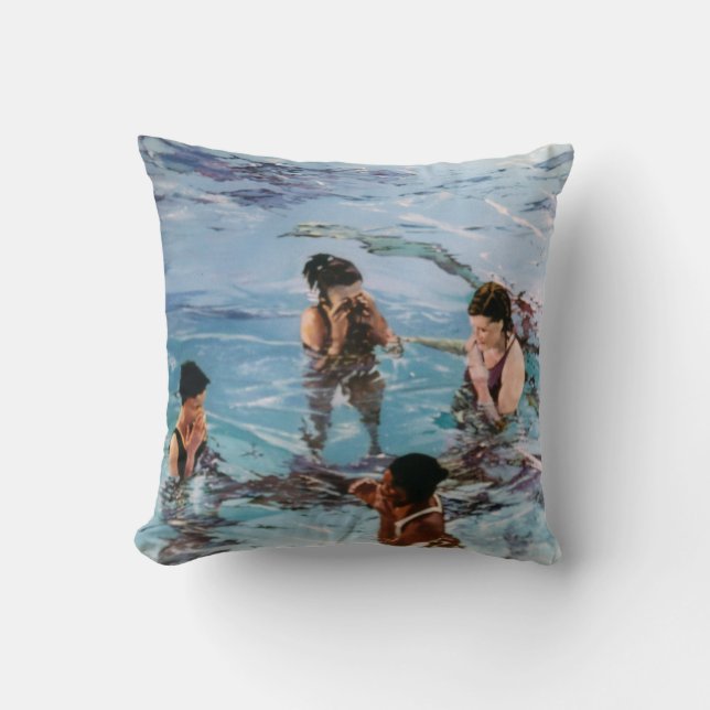 Coussin Ninfas en el agua/Nymphes dans l'eau (Recto)