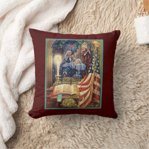 Coussin Noël américain