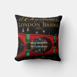 Coussin Noël au London Bridge Lake Havasu