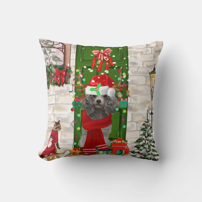 Coussin Noël aux canicules (Recto)