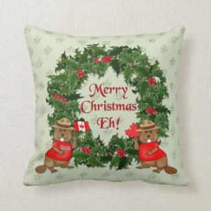 Coussin Noël canadien