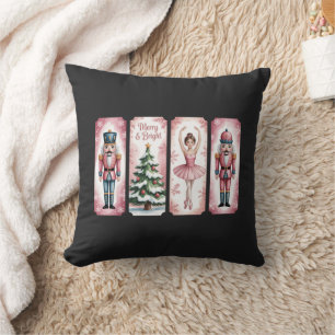 Coussin Noël Casse-Noisette Fête Cadeau de Fêtes 