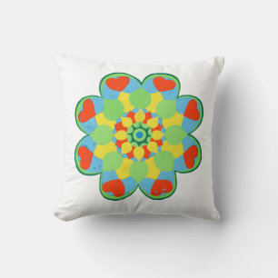 Coussin Noël Coeur Mandala