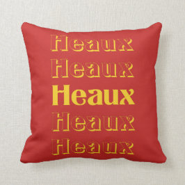 Coussin Noël de Heaux Heaux Heaux Cajun Louisiane