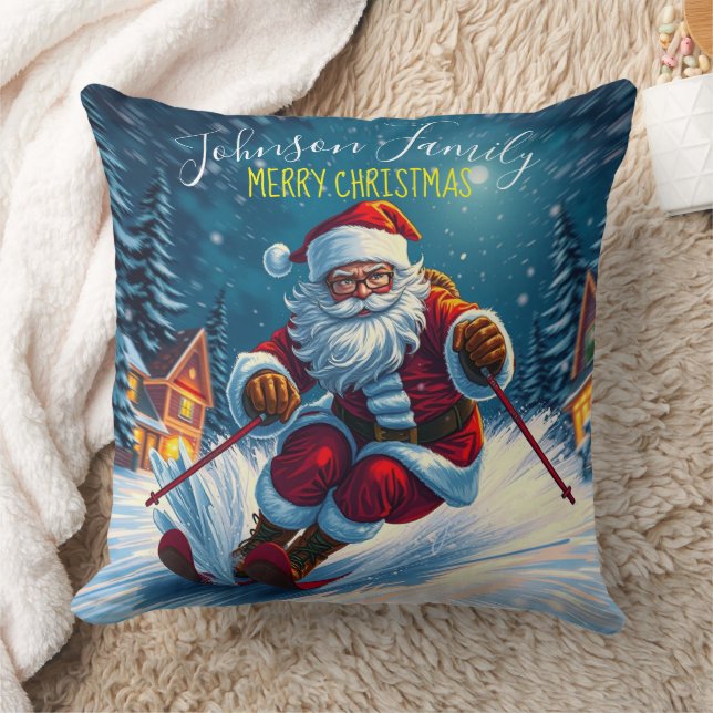 Coussin Noël de Noël du Père Noël (Couverture)