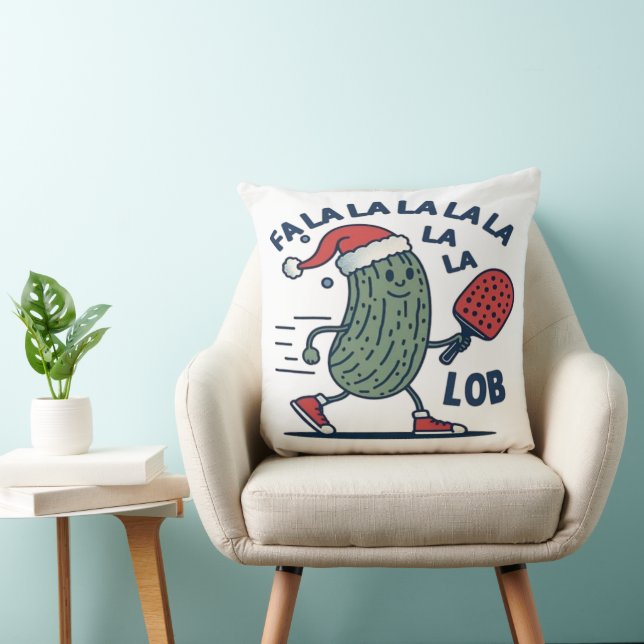 Coussin Noël de pickleball (Chaise)