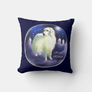 Coussin Noël des Grands Pyrénées