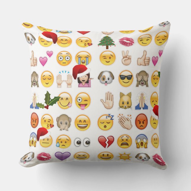 Coussin noël emojis (Recto)