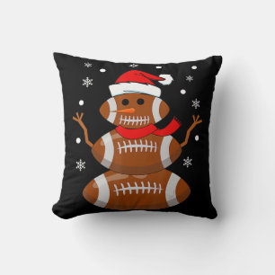 Coussin Noël Football Snowman Kids Football Noël