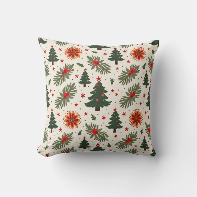 Coussin Noël hiver (Recto)