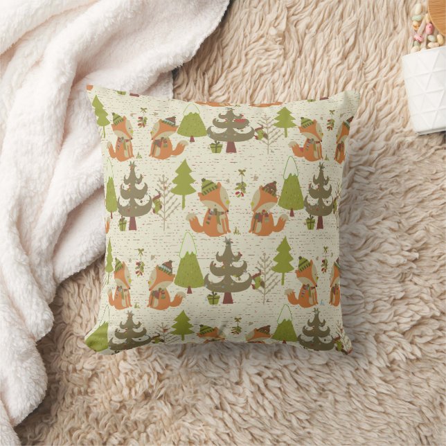 Coussin Noël Holiday Fox (Couverture)