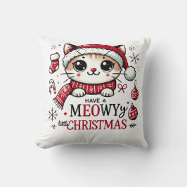 Coussin Noël Meowy