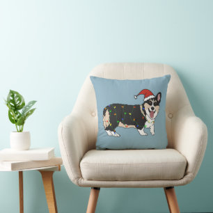 Coussin Noël Pembroke Welsh Corgi
