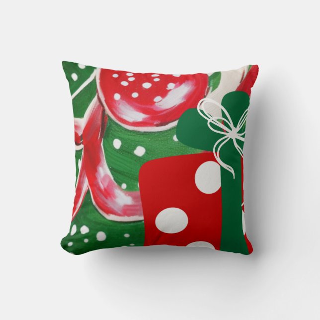 Coussin Noël présent (Recto)